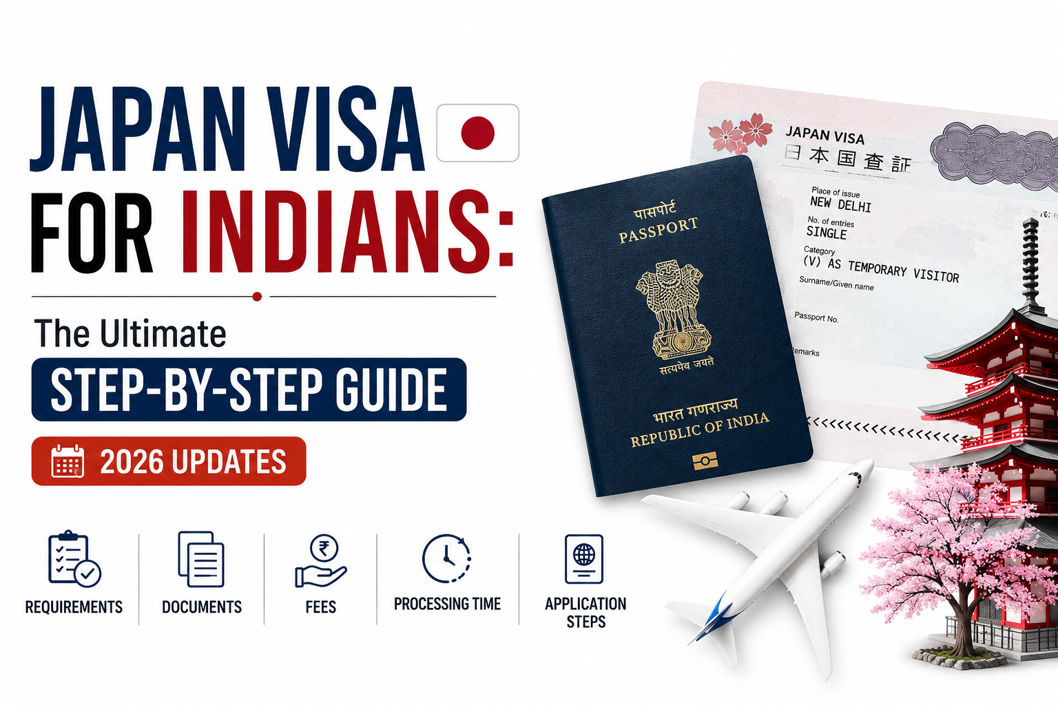 Japan Visa for Indians: The Ultimate Step-by-Step Guide (2026 Updates)