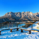 Ulsan bawi Rock in Seoraksan mountains in winter, South Korea.
