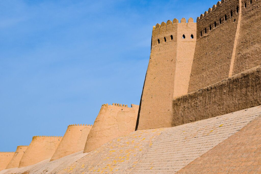Step into history in Uzbekistan: ancient brick buildings and stunning turquoise minarets stand tall in this vibrant Silk Road city.