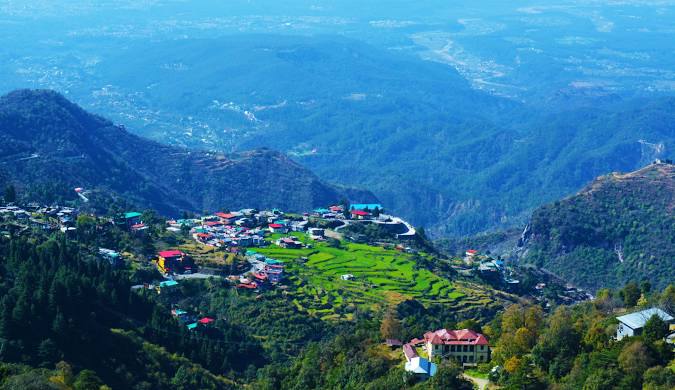 Mussoorie landscape, Queen of the Hills. Plan your travel blog inspired trip to Mussoorie.