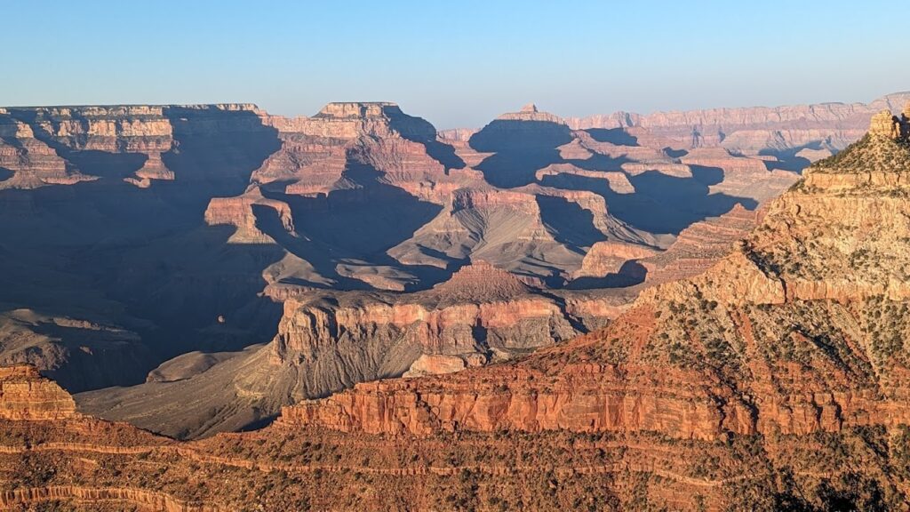Majestic Grand Canyon vista showcasing its vastness, a top US National Park for travel.