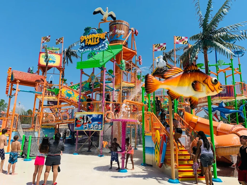 six flags america rides