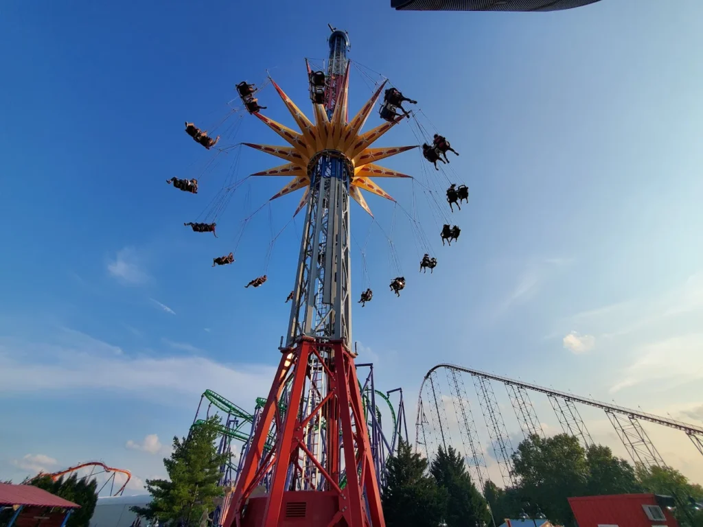 six flags america rides
