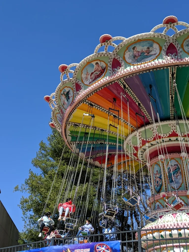 six flags america rides