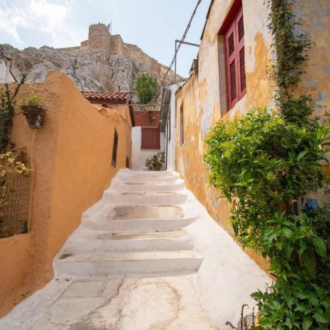 Anafiotika's Hidden Alleys (The Actual Hidden Parts), Athens Greece