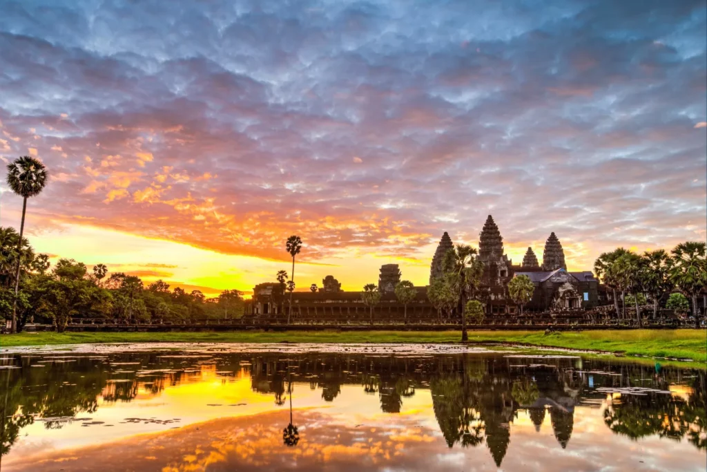 Days in Siem Reap, A beautiful sunset photo