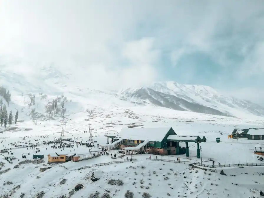 December is when Lambasingi transforms snowfall