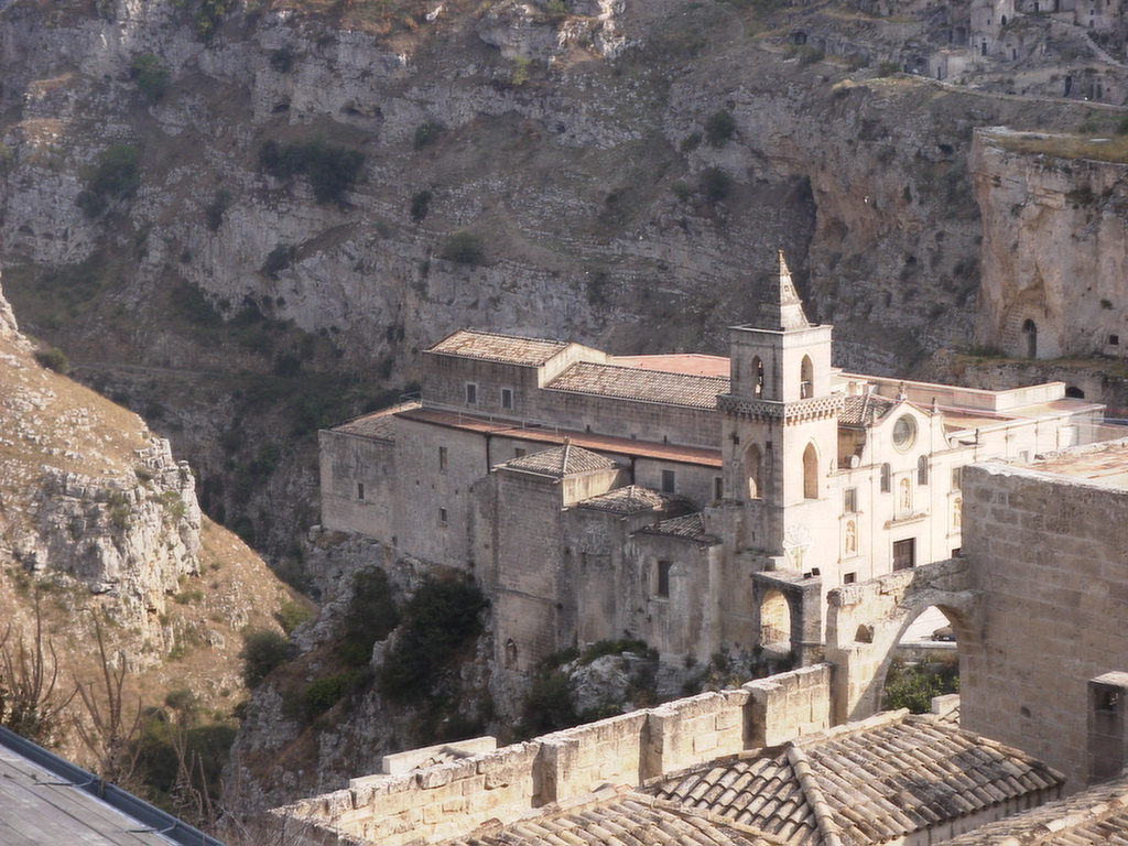 View of Sassi Caveoso district, Matera