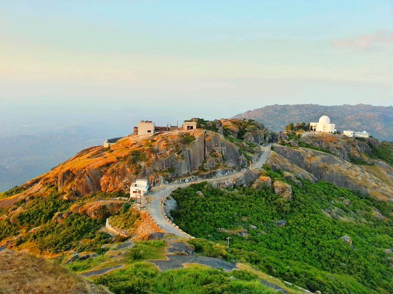 Panoramic view of Mount Abu hill station in the Aravalli Range, Rajasthan