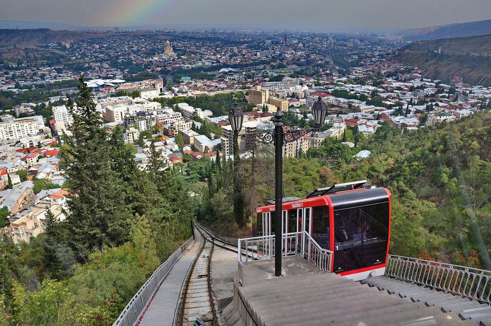 Rike Park Cable Car, Tbilisi Georgia