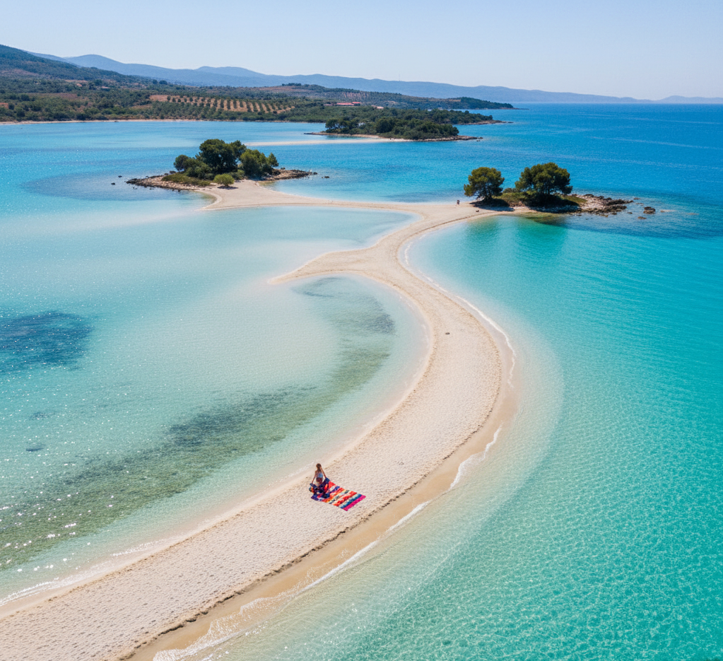Ksamil Beach Albania - paradise destination for solo female travelers