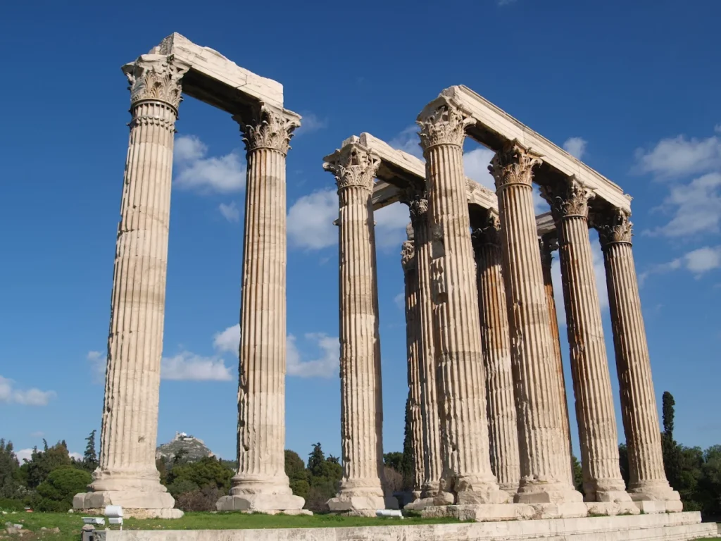Temple of Olympian Zeus & Hadrian's Arch, Athens Greece