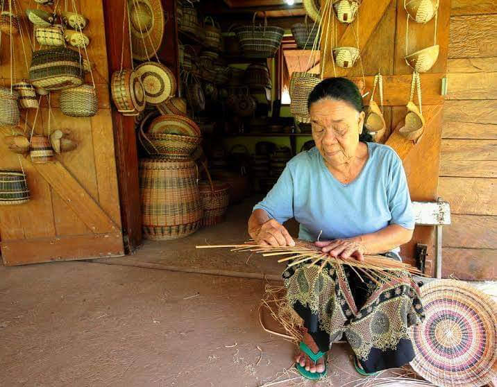 Basket weaving Kalinago Dominica