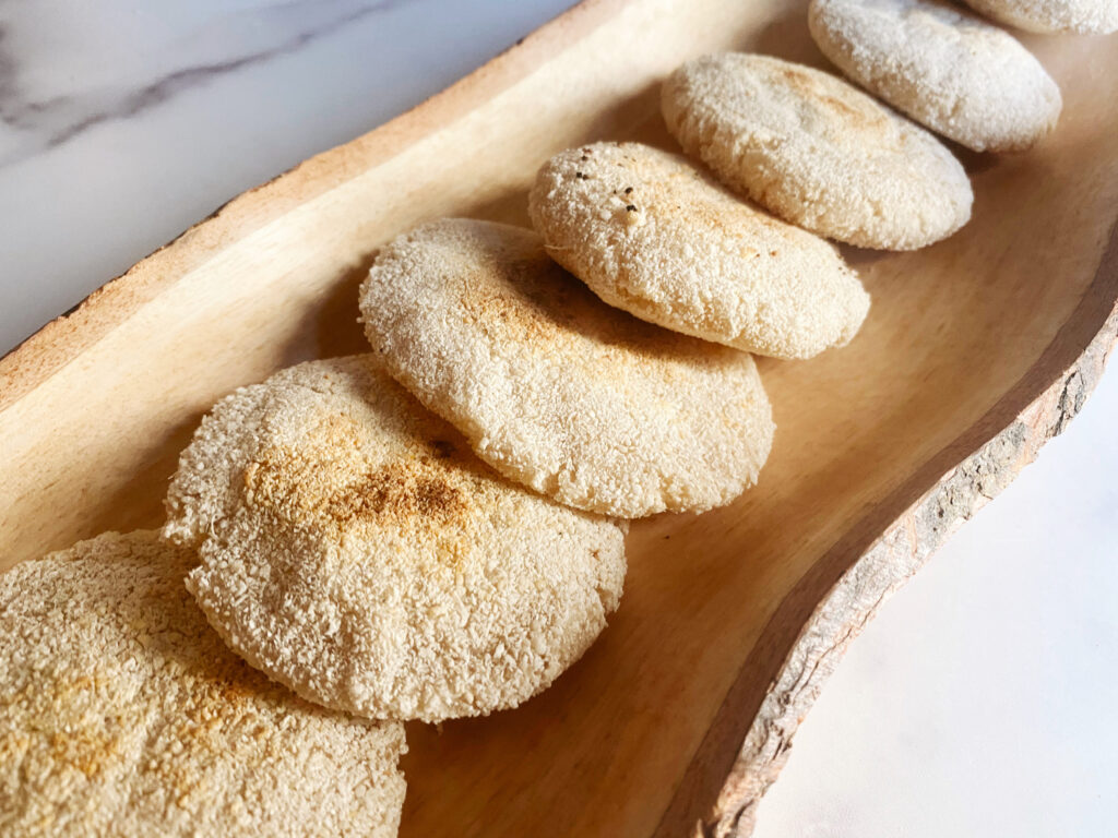Cassava bread Dominica local food