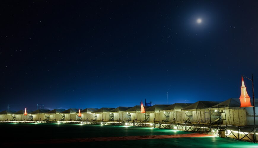 camping at rann of kutch