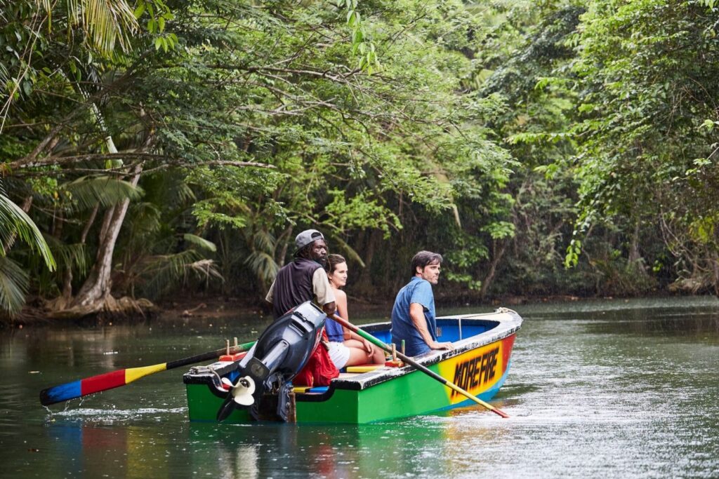 Boat on Indian River Dominica