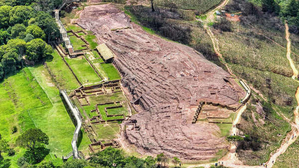 Ancient ruins of El Fuerte de Samaipata — UNESCO site in Bolivia
