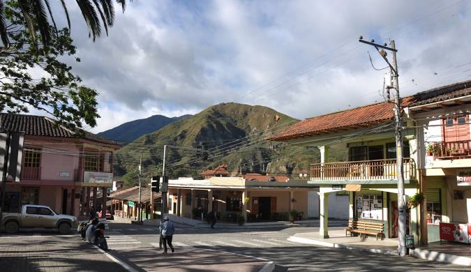 Remote Andean village of Vilcabamba Ecuador with low tourist traffic