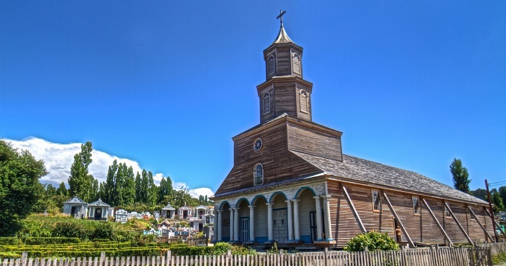 Wooden church of Nercón on Chiloé Island — UNESCO World Heritage architecture