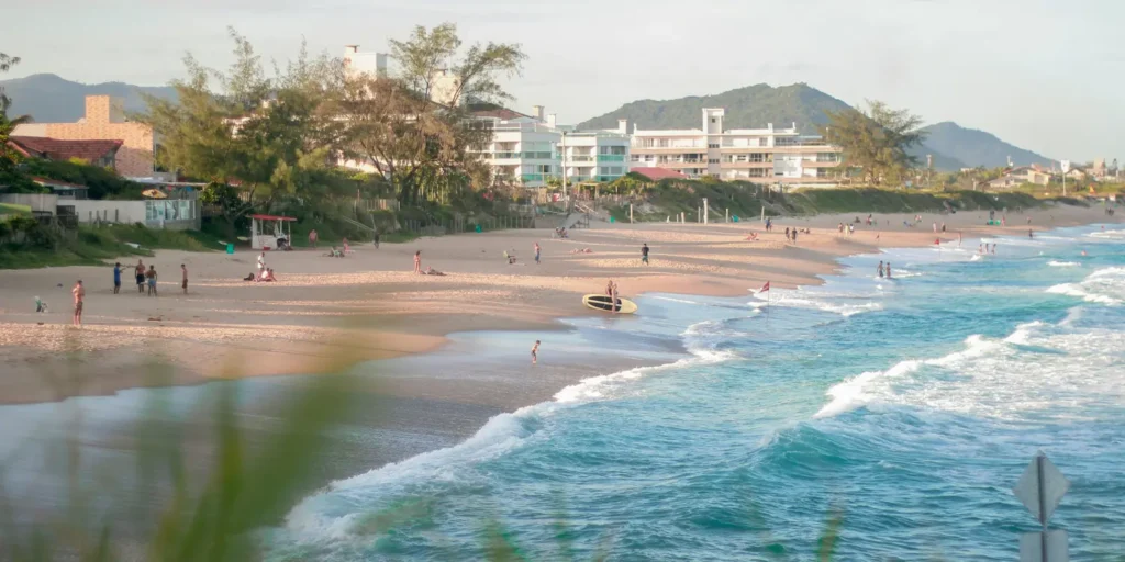 Beach-side eatery near Pântano do Sul, the access point for Lagoinha do Leste, Florianópolis