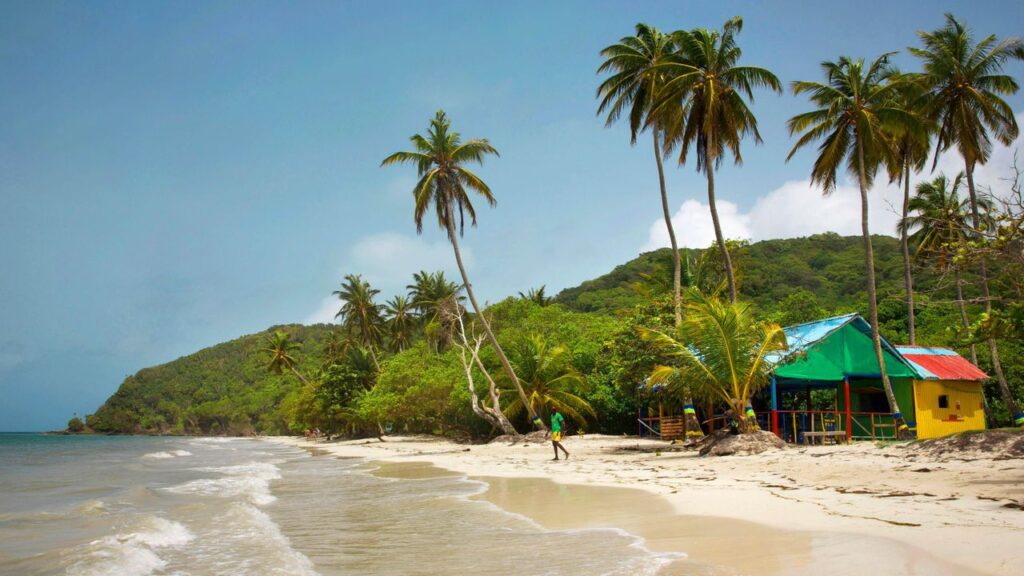 white Sand Beaches at Providencia Island Colombia