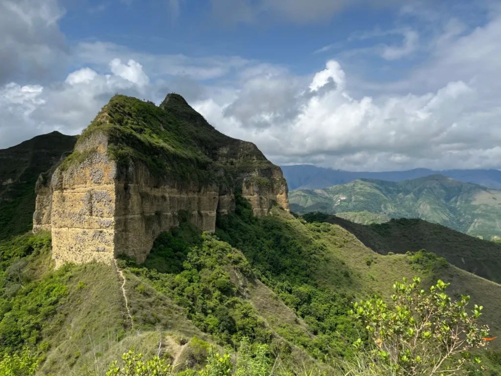 Panoramic view of Vilcabamba valley in Loja Province, Ecuador