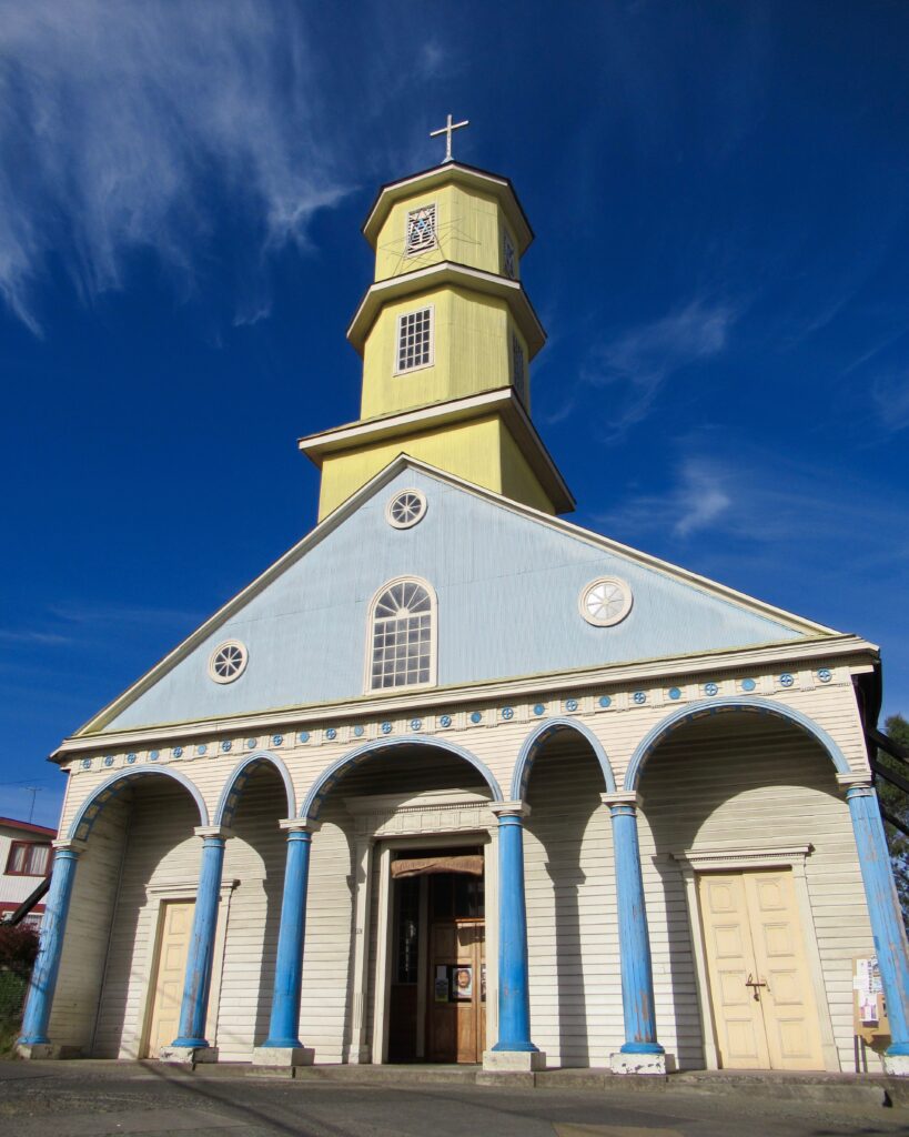 Wooden church of Nercón on Chiloé Island — UNESCO World Heritage architecture