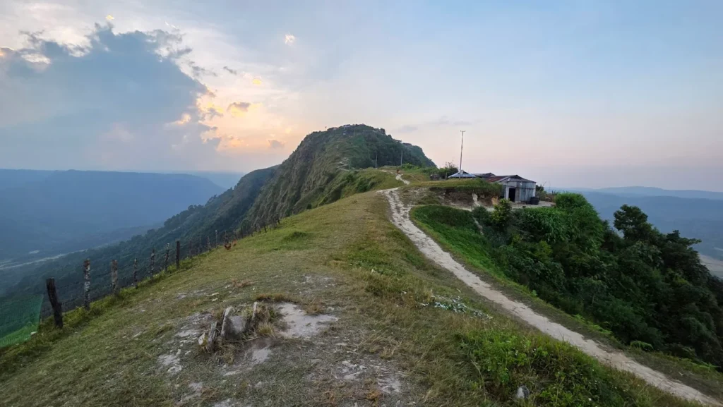 Meghalaya hills and valley scenic landscape, perfect travel destination overview