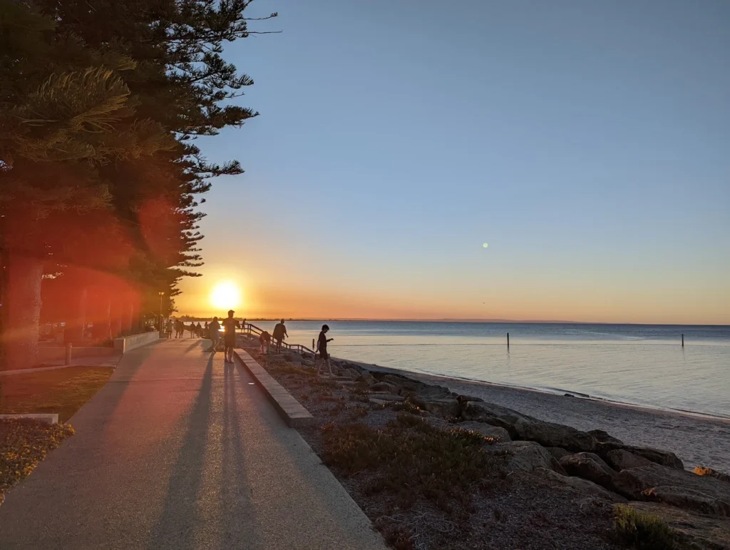 Busselton Jetty, longest timber-piled jetty in the Southern Hemisphere, 