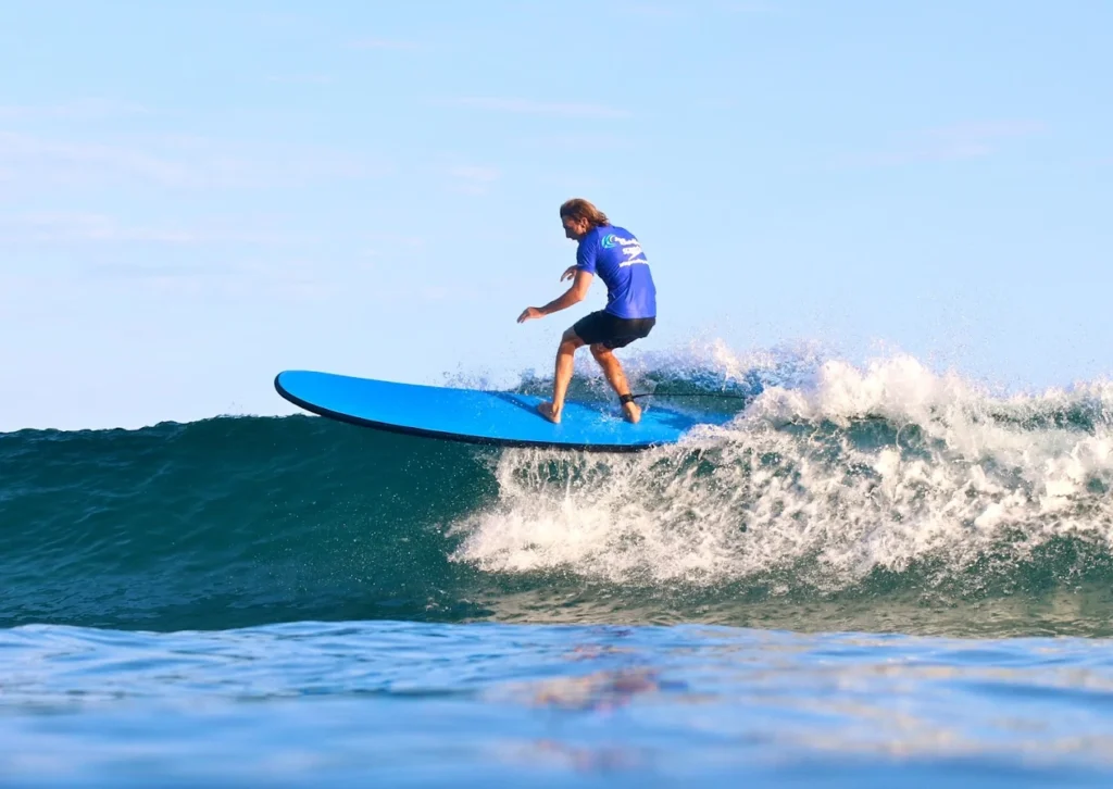 Byron Bay on the global map before the celebrities arrived, it's the surf. The town sits at a geographic sweet spot where multiple swells converge, creating consistent, high-quality waves.