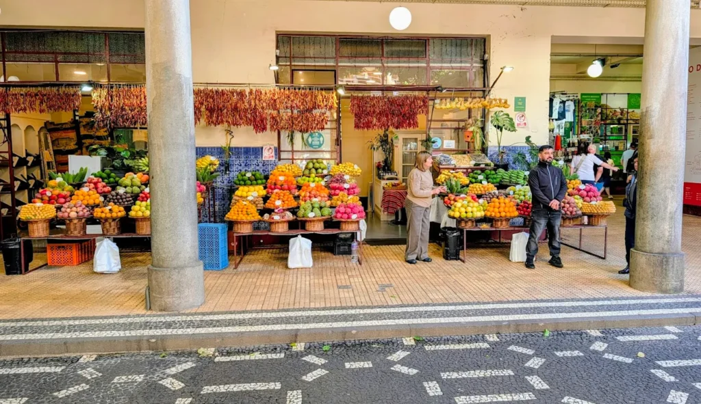 Mercado dos Lavradores in Funchal is the main farmers market