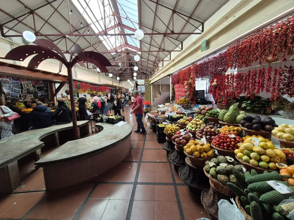 Mercado dos Lavradores in Funchal is the main farmers market
