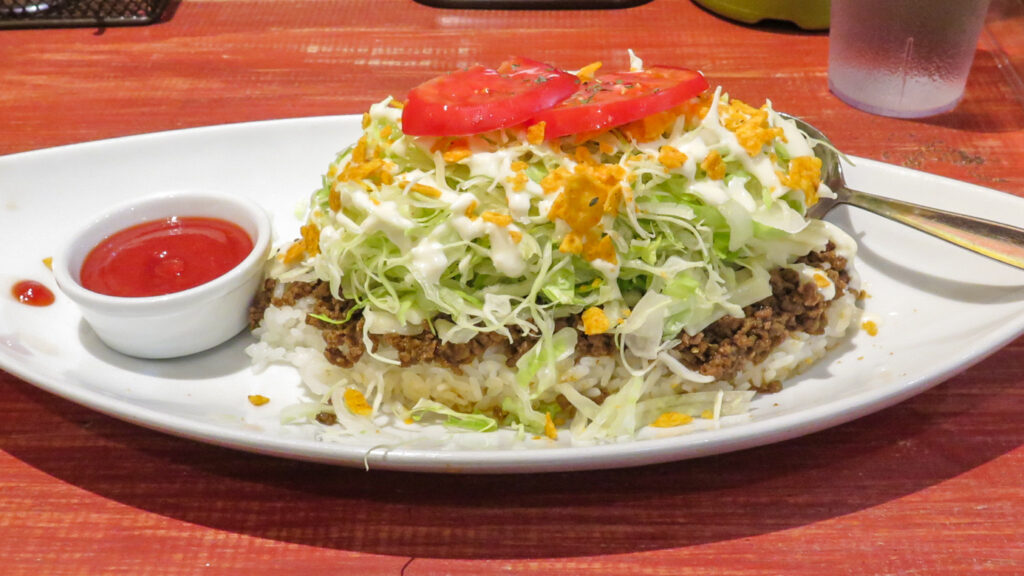 Taco Rice, Okinawa Food Specialties