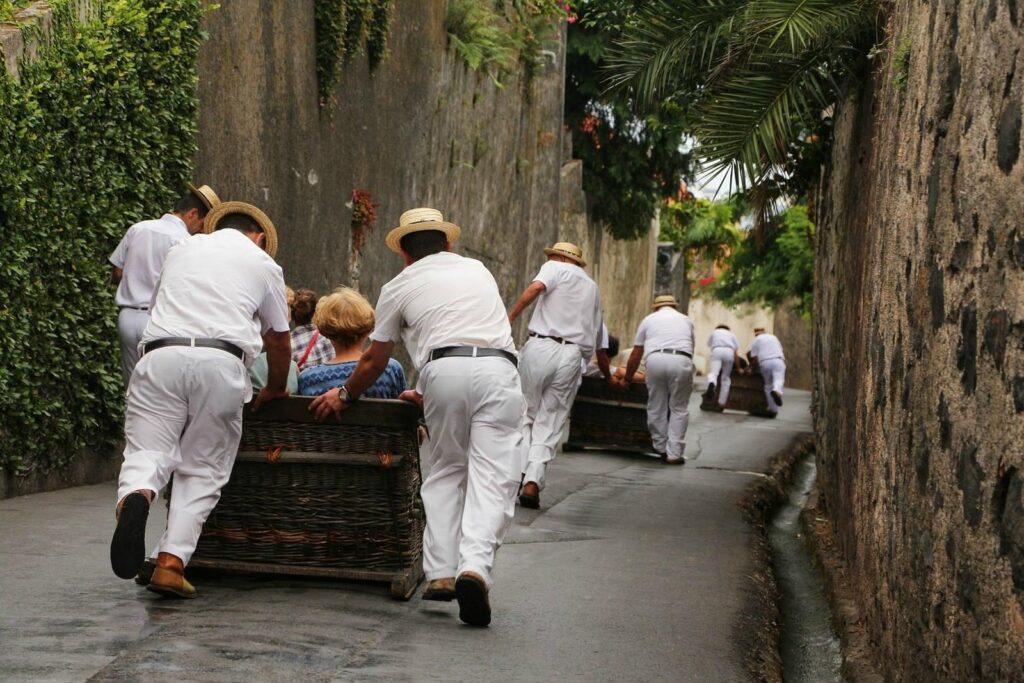 Monte Toboggan Ride (Carros de Cesto), Madeira, Portugal 