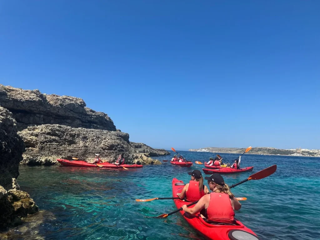 Kayaking, GOZO, MALTA