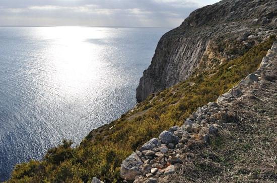Ta' Cenc Cliffs in Sannat are the highest cliffs on Gozo Island