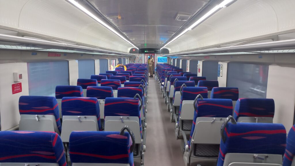 VANDE BHARAT TRAIN INTERIORS 